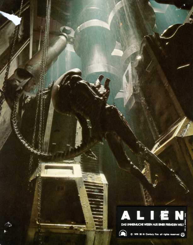 Alien ORIGINAL AHF eingezogenes Alienmotiv SUPERSELTEN  