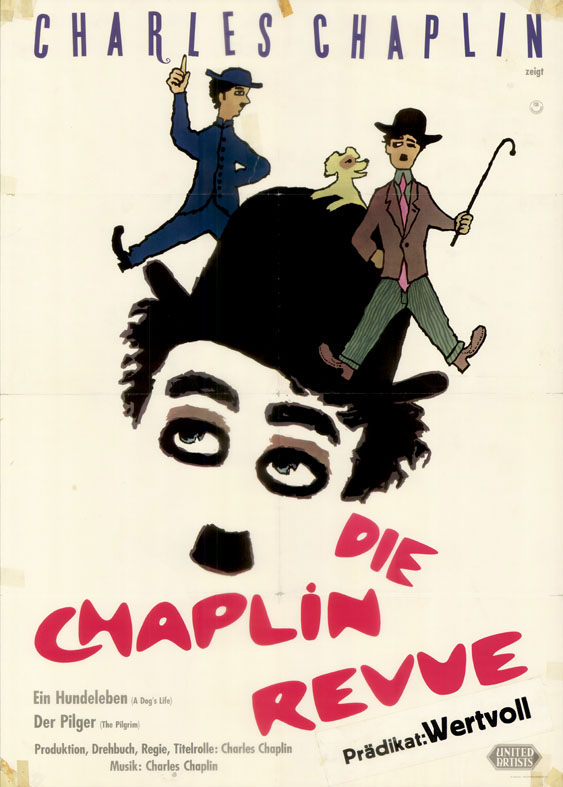 Die Chaplin Revue ORIG Kinopl DIN A1 Charlie Chaplin  